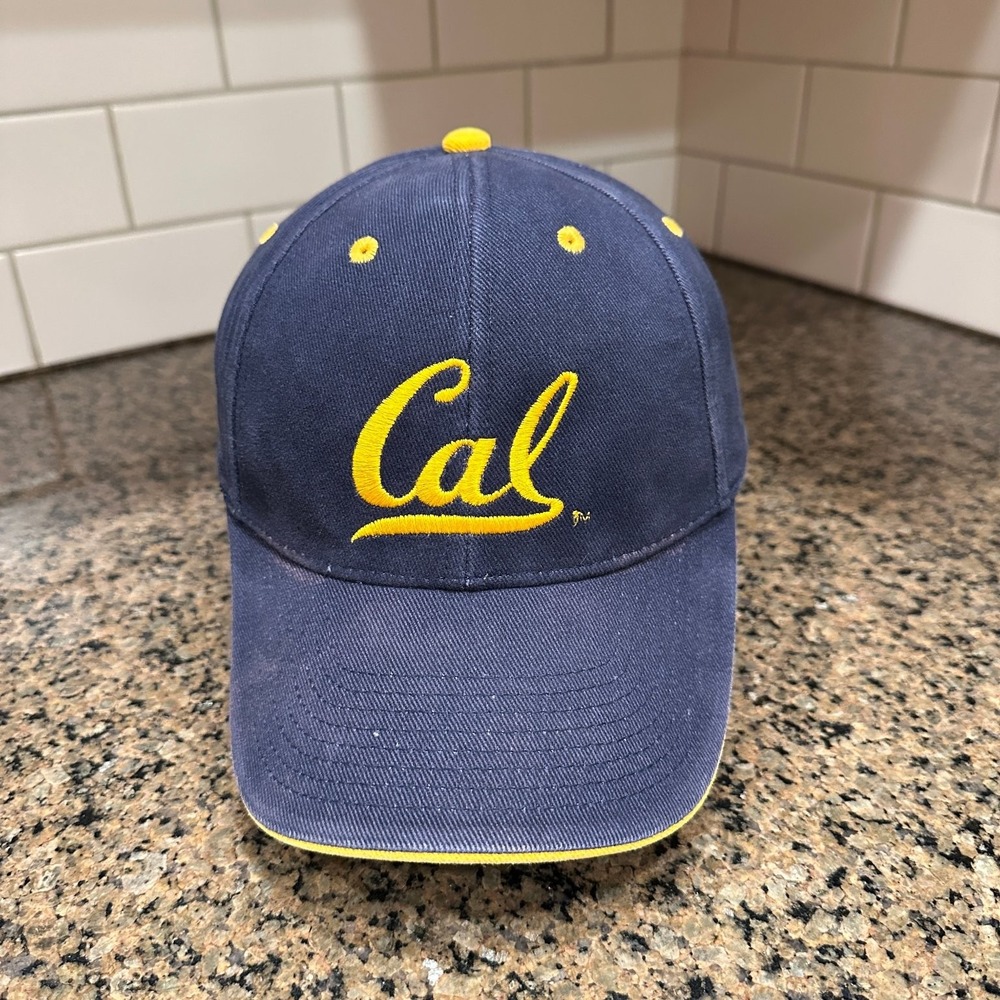 Cal Golden Bears Signatures Baseball Cap Men's Osfm Navy Blue Yellow